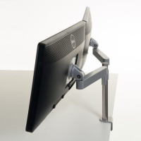 Dual Screen Post Arms for Desks & Counters 300 Series
