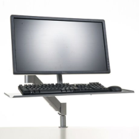 Flat Screen Gas Arm with Keyboard Holder