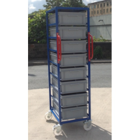 EC02 - Euro Container Trolley 1685 mm High