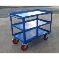 TTC2/SL - Table Top Cart, 1000 x 600 mm, Steel Shelves with Lip