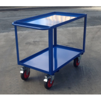 TTC1/SL:  Table Top Cart, 1000 x 600 mm, Steel Shelves with Lip