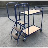 SOPT01 - Stepped Picking Trolley 3 Step, 2 Tier