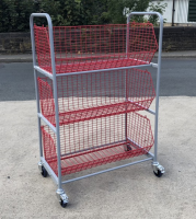 WCT2 - Wire Basket Trolley 3 Baskets size 980 x 460 x 350 mm