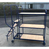 SOPT03 - Stepped Picking Trolley, 4 Step, 3 Tier