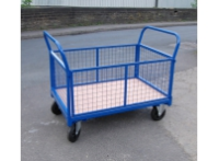 Mesh End Platform Trucks For Heavy Goods Stores In Plymouth