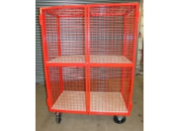 Mesh Enclosed Trolleys For DIY Stores In Oxford