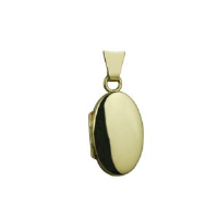 18ct 18x11mm plain oval Locket