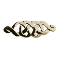 9ct 13x41mm Celtic knot design Brooch