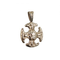 9ct 16mm Fancy Cross