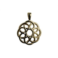 9ct 17mm Celtic knot Pendant