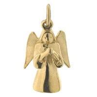 9ct 17x12mm Angel Pendant