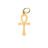 9ct 17x9mm plain Ankh Cross