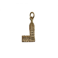 9ct 20x11mm Big Ben Pendant or Charm