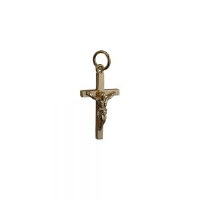 9ct 20x12mm Solid Block Crucifix Cross