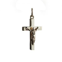 9ct 20x13mm Solid Block Crucifix Cross