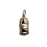 9ct 8x16mm Car Pendant or Charm