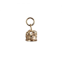 9ct 9x8mm Crown Pendant or Charm