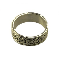 9ct Gold 6mm celtic Wedding Ring Sizes H-Q