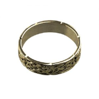 9ct Gold 6mm celtic Wedding Ring Sizes R-Z