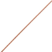 9ct rose Curb Pendant Chain 22 inches