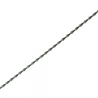 Silver 1.5mm wide Hayseed Pendant Chain 22 inches