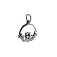 Silver 16x17mm Claddagh Pendant