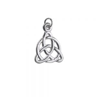 Silver 19x18mm Celtic Trinity knot design Pendant