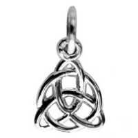 Silver 19x18mm Celtic Trinity knot design Pendant