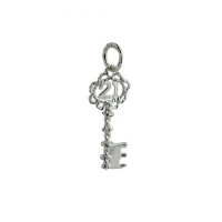 Silver 25x10mm 21 Key Charm
