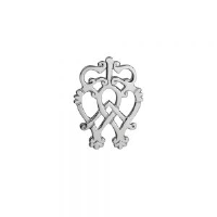 Silver 27x37mm Luckenbooth Brooch