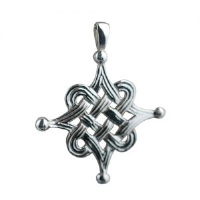 Silver 32mm Celtic Pendant