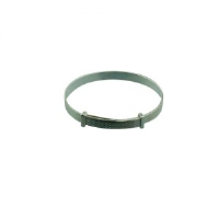 Silver 4.25mm wide engine turned pattern expanding Baby Bangle Smallest size 40mm