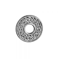 Silver 40mm round Celtic Pendant