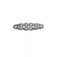 Silver 54x15mm Celtic Brooch