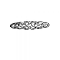 Silver 54x15mm Celtic Pendant