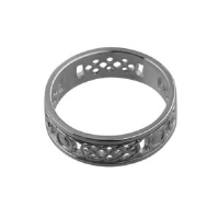Silver 8mm celtic Wedding Ring Sizes R-Z+1