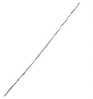 Silver diamond cut curb Pendant Chain 24 inches