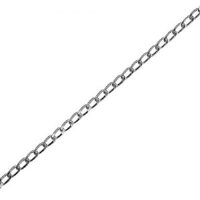 Silver diamond cut open curb Pendant chain 16 inches Only Suitable for children