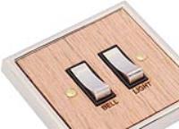 Wooden switch plates