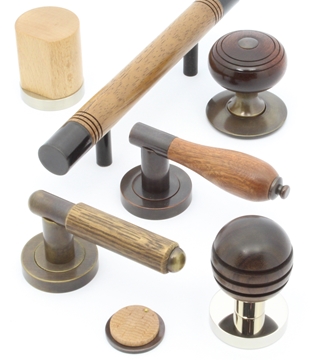 Wooden door knobs