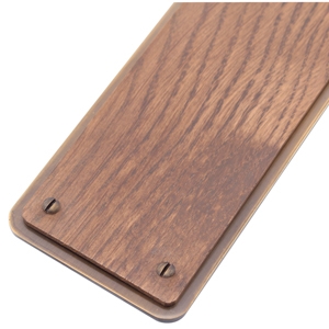 Wooden finger plates