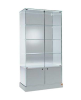 Display Showcase with Storage For Product Displays