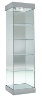 Slim Display Case with Lighting For Trophies Displays