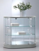 Oval Display Counters For Pharmacy Displays