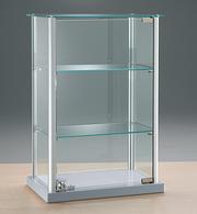 Glass Countertop Showcase For Academic Accomplishments