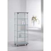 Mid Height Portable Glass Showcase For Jewellery Displays