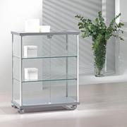 Portable Glass Countertop Showcase For Trophies Displays