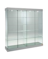 Extra Wide Glass Display showcase With Lighting For Jewellery Displays