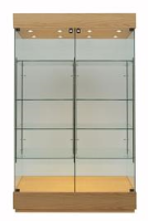 Suppliers Of Bespoke Wide Glass Display Showcase