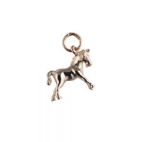 9ct Gold 12x16mm Pony Pendant or Charm